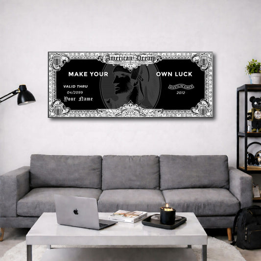 American Dream Card Canvas